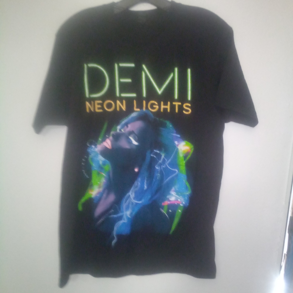 Neon Lights Graphic Tee - Black